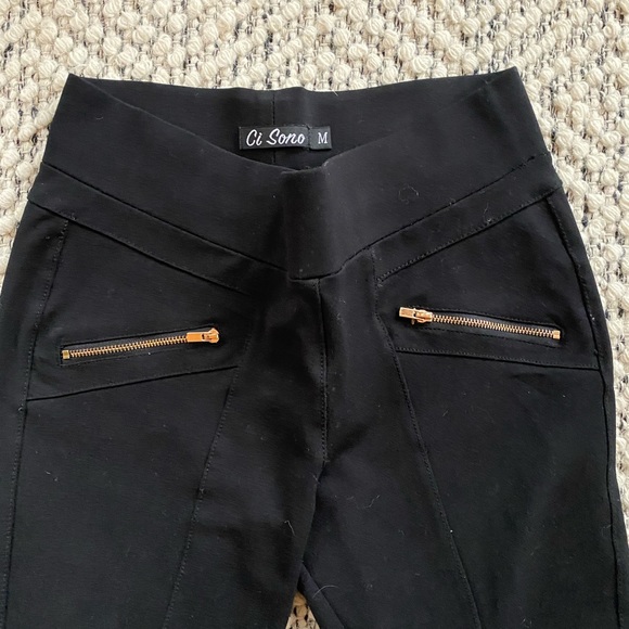 Ci Sono Zipper Ponte Pants - Picture 2 of 3